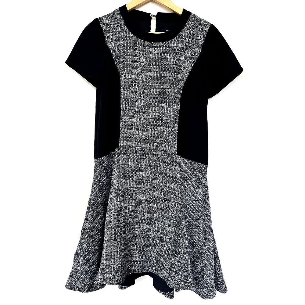 Madewell Tweed Midi Shift Dress